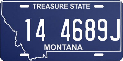 MT license plate 144689J