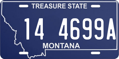 MT license plate 144699A