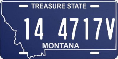 MT license plate 144717V