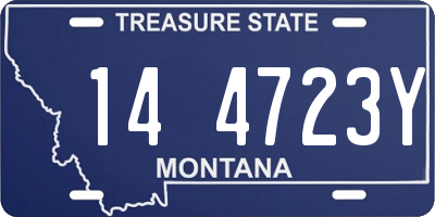 MT license plate 144723Y