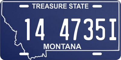MT license plate 144735I