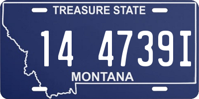 MT license plate 144739I