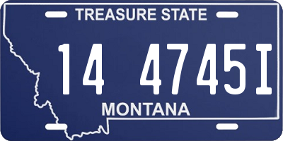 MT license plate 144745I