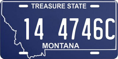 MT license plate 144746C