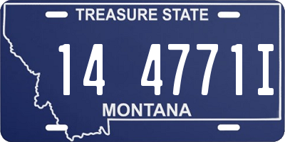 MT license plate 144771I