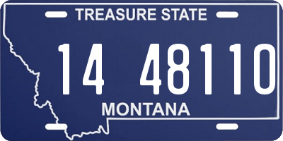 MT license plate 144811O