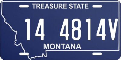 MT license plate 144814V