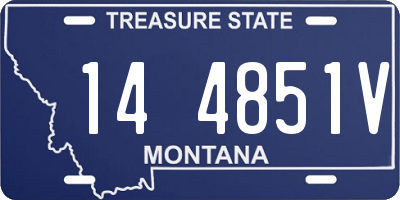 MT license plate 144851V