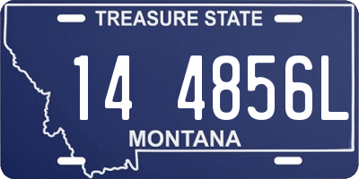 MT license plate 144856L