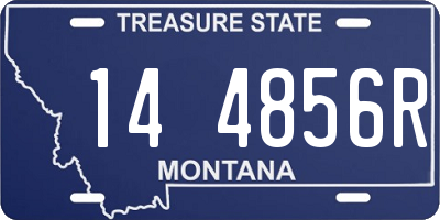 MT license plate 144856R