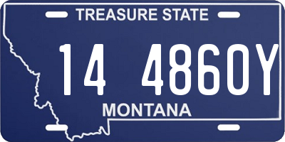 MT license plate 144860Y