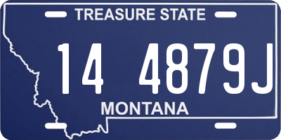 MT license plate 144879J