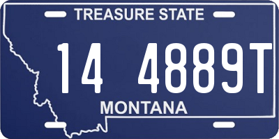 MT license plate 144889T