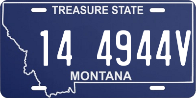 MT license plate 144944V