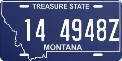 MT license plate 144948Z