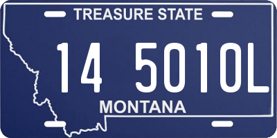 MT license plate 145010L