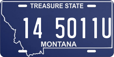 MT license plate 145011U