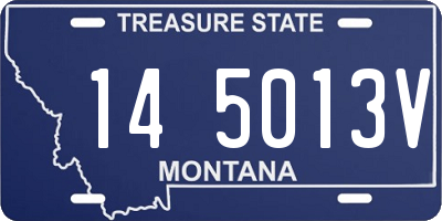 MT license plate 145013V