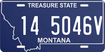 MT license plate 145046V
