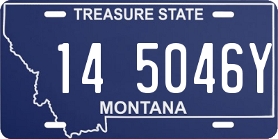 MT license plate 145046Y