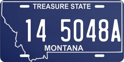 MT license plate 145048A