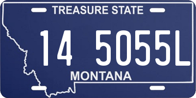 MT license plate 145055L