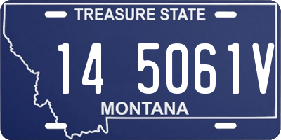 MT license plate 145061V