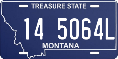 MT license plate 145064L