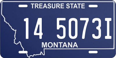 MT license plate 145073I