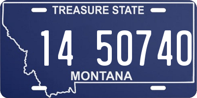 MT license plate 145074O