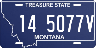 MT license plate 145077V