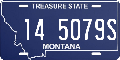 MT license plate 145079S