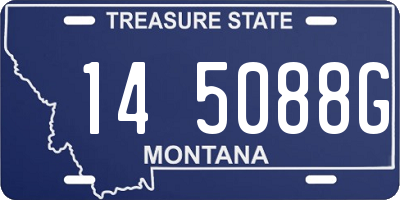MT license plate 145088G