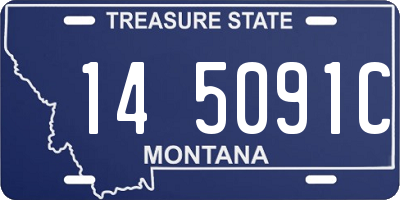 MT license plate 145091C