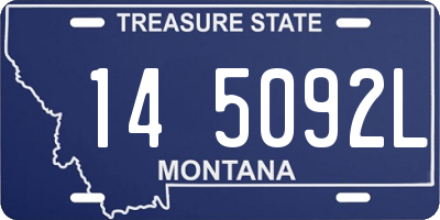 MT license plate 145092L
