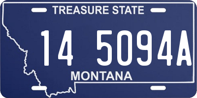 MT license plate 145094A