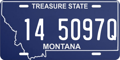 MT license plate 145097Q