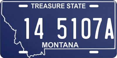 MT license plate 145107A