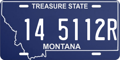 MT license plate 145112R
