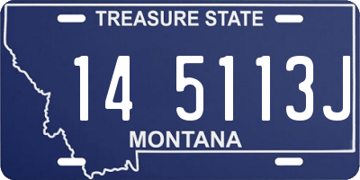MT license plate 145113J