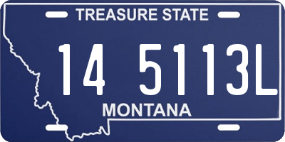 MT license plate 145113L