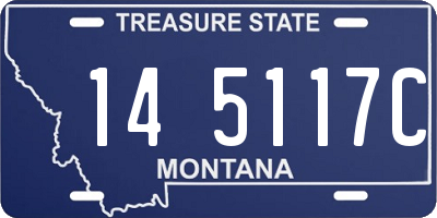 MT license plate 145117C