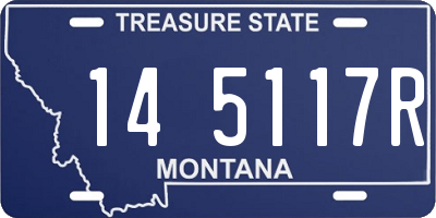 MT license plate 145117R