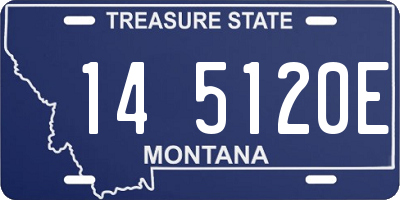 MT license plate 145120E