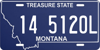 MT license plate 145120L