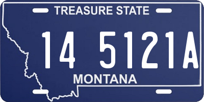 MT license plate 145121A