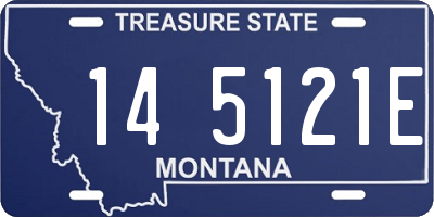 MT license plate 145121E