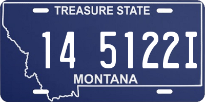 MT license plate 145122I