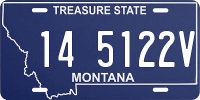 MT license plate 145122V