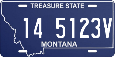 MT license plate 145123V